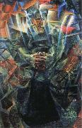 Umberto Boccioni materia USA oil painting artist